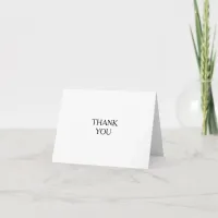 Custom Personalized Thank You Any Occasion General Note Card