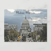 Madison, Wisconsin Capitol Building Photography Postcard