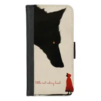 the Heartless Wolf and the Little Red Riding Hood iPhone 8/7 Wallet Case