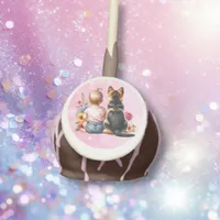 Baby Girl and her Puppy | Baby Shower   Cake Pops