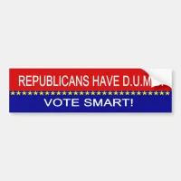 Republicans Have D.U.M.B. Bumper Sticker