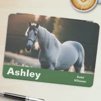 Personalized Your Pet Photo Horse Custom Name iPad Air Cover