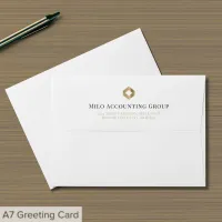 Sophisticated Business Return Address Envelope