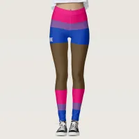 Bisexual Pride Faux Shorts & Legs  Leggings