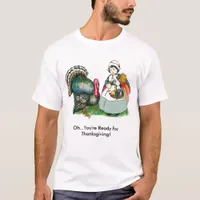 Vintage Ready For Thanksgiving T-Shirt