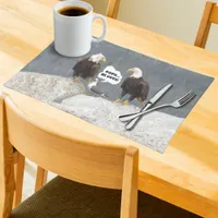 Funny Eagles and Seagull Woven Cotton Placemat