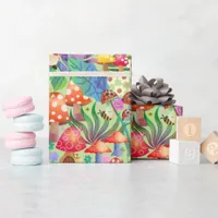 Colorful and Bright Enchanted Woodland Forest Wrapping Paper