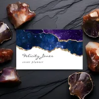 Galaxy Agate Stone Business Card