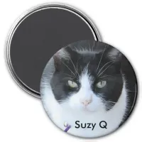 Add your Cat's Photo to this Refrigerator Magnet