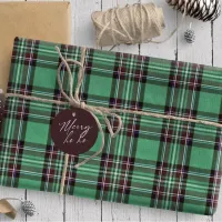 Christmas Tartan Green/Red ID768 Wrapping Paper