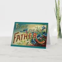 Vintage To My Dear Father Card