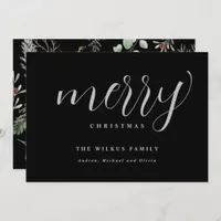 Elegant Simple Modern Non Photo Christmas Card