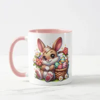 Personalized Cute Happy Easter Mom Mug