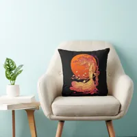 Halloween Wind Throw Pillow