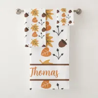 Fall Bath Towel Set