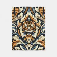 Beautiful Tiger Fleece Blanket