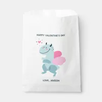 Dragon Heart Cute Personalized Valentine Favor Bag