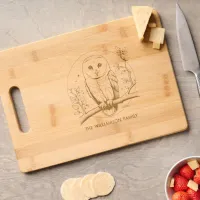 Barn Owl Bird Wildlife Nature Country Farm Kitchen Cutting Board