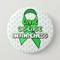 Lyme Disease Awareness Ribbon Button