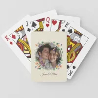 Romantic Ivy and Butterflies Poker Cards