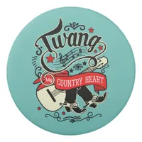 Country Twang Red/Black ID464 Eraser