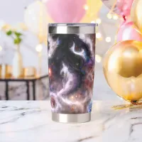 A Captivating Abstract Galactic Nebula Insulated Tumbler