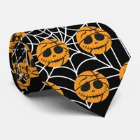 Halloween Basket Ball Trick or Basketball Gift Neck Tie