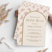 Bridal Shower Boho Floral Pretty Cute Wildflower Invitation