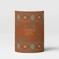 Southwest Canyons Petroglyphs Pillar Candle