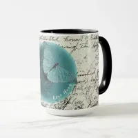 Blue Moon Butterfly Mug
