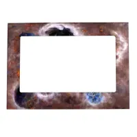 A Captivating Abstract Galactic Nebula Magnetic Frame