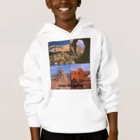 Arches National Park Sandstone Aches Collage Hoodie