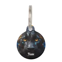 Black Panther Portrait  Pet ID Tag