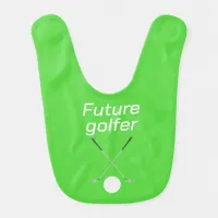 Future Golfer Golf Baby Bib