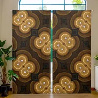 California Capitol Dome geometric tiled pattern Blackout Curtains