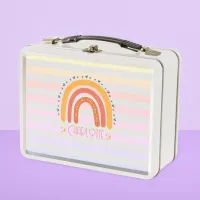 Personalized Whimsical Rainbow Lunch Box