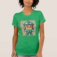 Boba Bubble Tea Kawaii Cute Cartoon T-Shirt