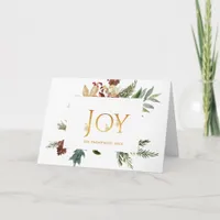 Evergreen - Wintertide Woodland Christmas Photo Card