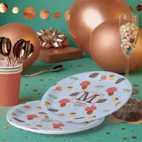 Personalized Fall Paper Plates