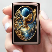 Golden Eagle by Blue Moon Zippo Lighter