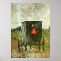 Amish Horse and Buggy Poster