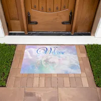 Dreamy Clouds and Stars Welcome Doormat