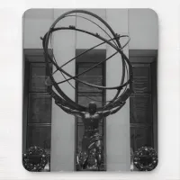 NYC Atlas in Rockefeller Center Statue Mouse Pad