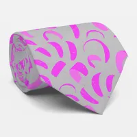 Thumbnail for Kitesurf Pink Grey Water Sport Neck Tie