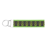 Glowing Ghoul Handprint Wrist Keychain