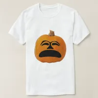 Jack o' Lantern Unhappy Face, Halloween Pumpkin T-Shirt