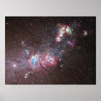 Dwarf Galaxy NGC 4214 Poster