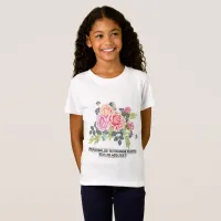 Custom Personalize Photo Artwork Text Girls Fine T-Shirt