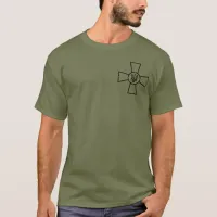 ATO Cross Tryzub Ukraine President Zelensky Green T-Shirt