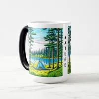 Nature and Camping Ai art Magic Mug